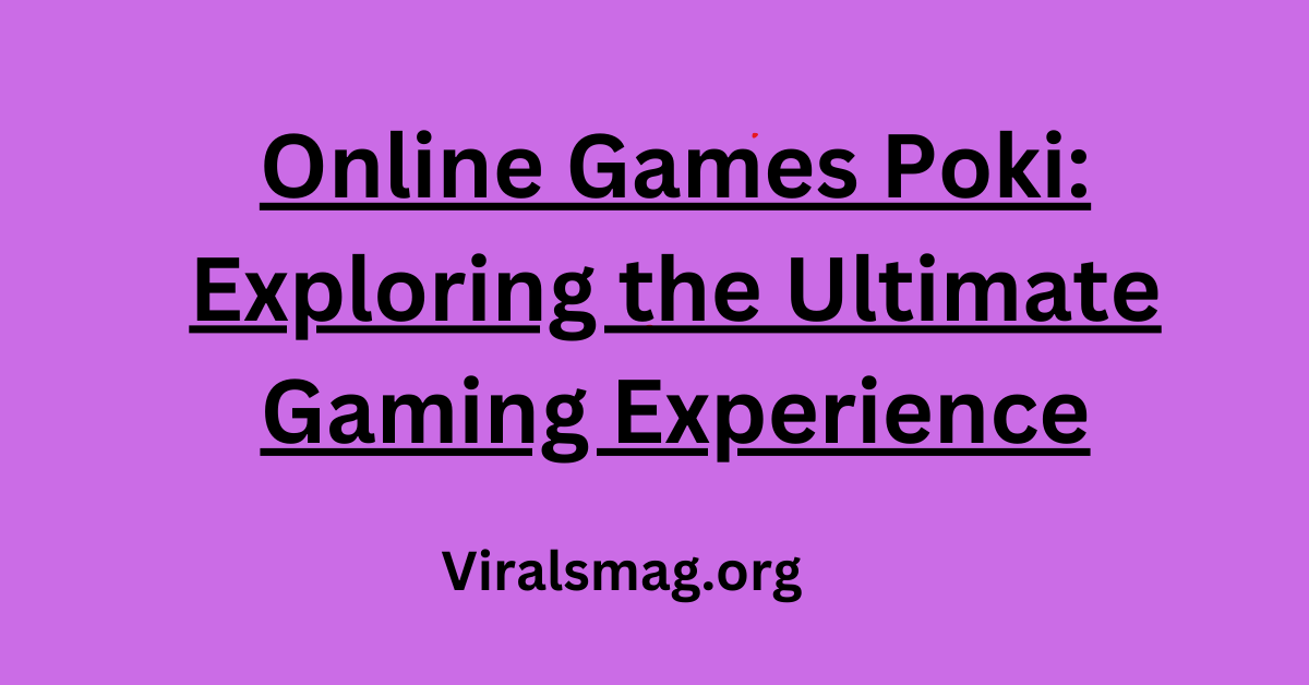 Online Games Poki